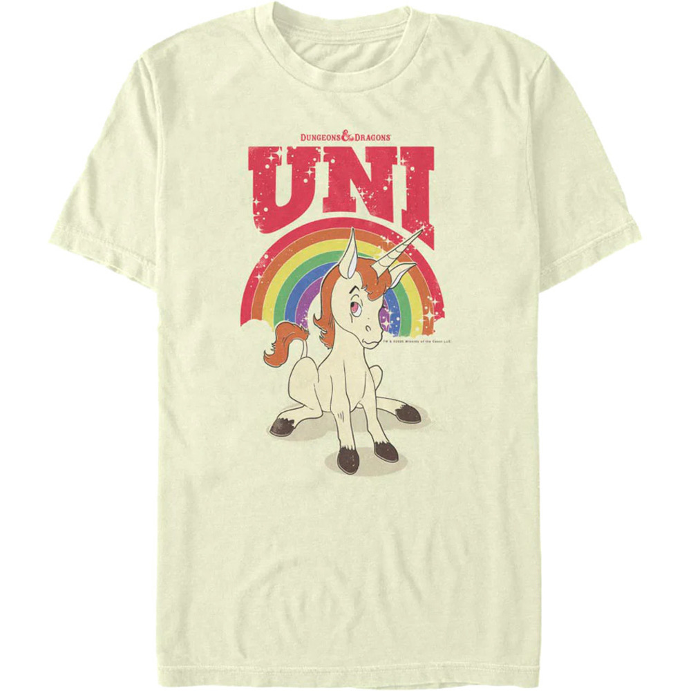Uni Rainbow Pose Dungeons Dragons Tshirt